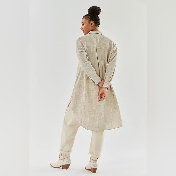 Anthropologie Maeve Maxi Tunic Buttondown - Picture 7 of 8